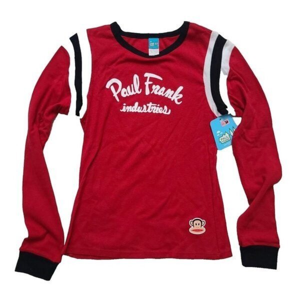 Paul Frank Tops - Vintage Paul Frank Long Sleeve Tshirt, Womens, Paul Frank Industries Red, Large